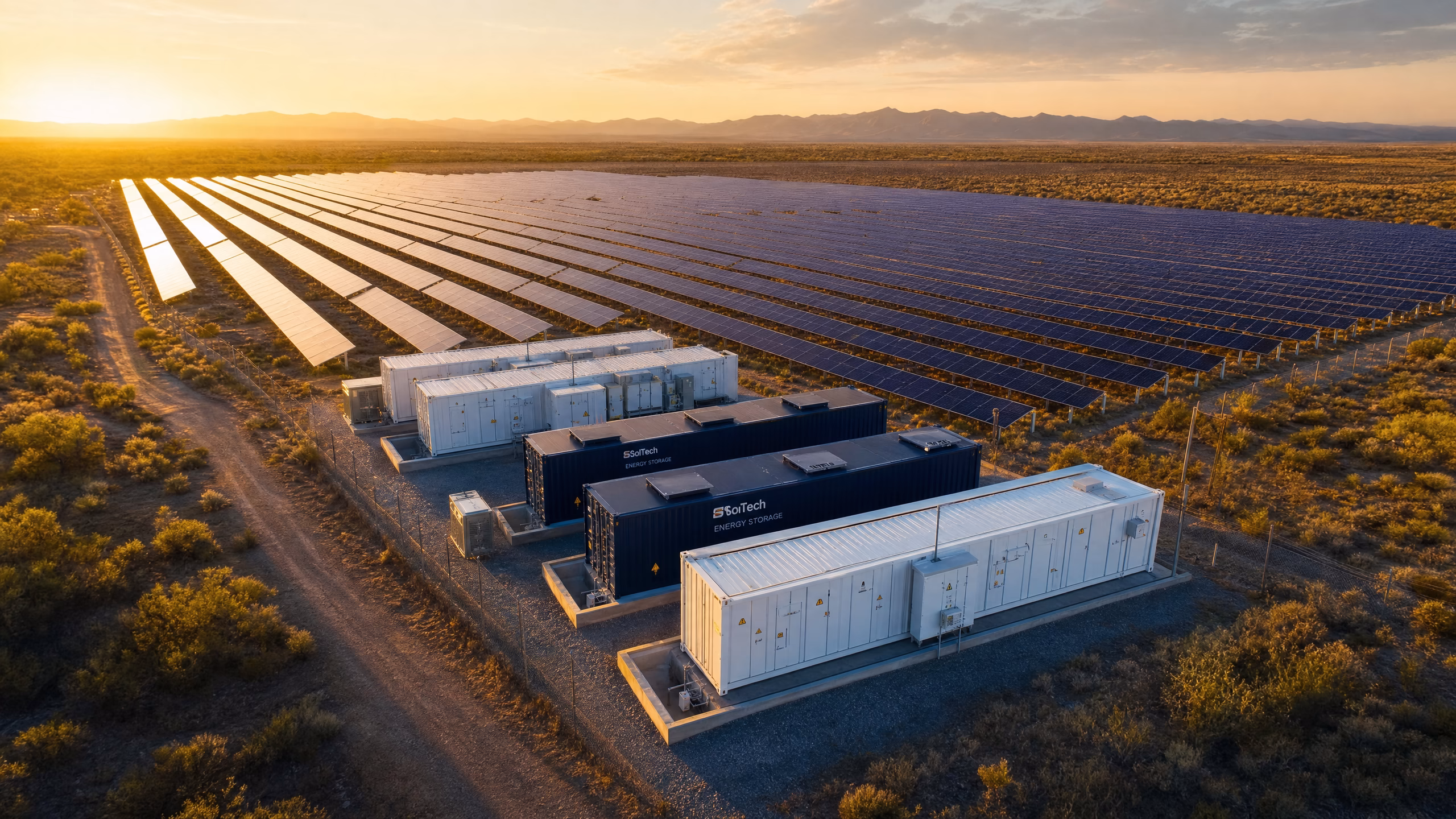 Astra utility scale solar and storage project