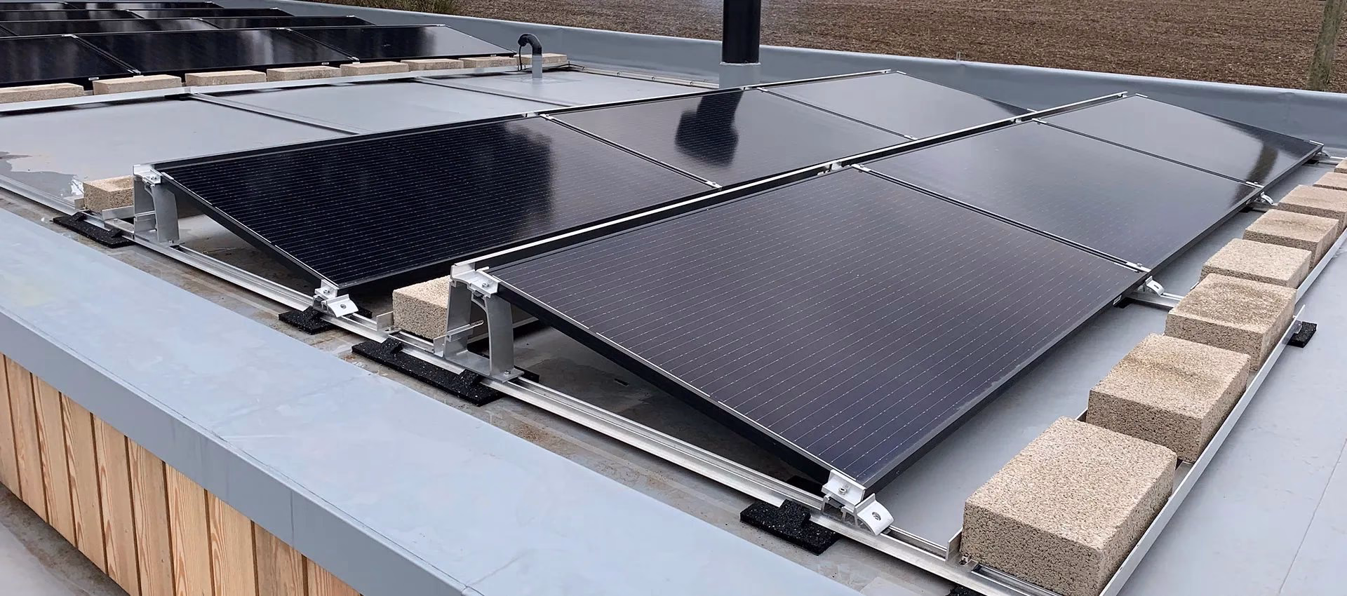 Residential Metal Roof PV Installation